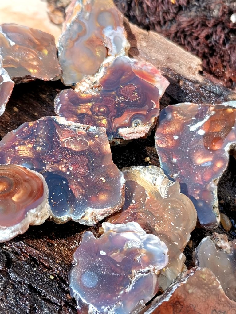 Fire agate mexican minerals